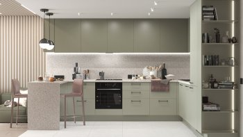 Тренды и новые цвета в дизайне современных кухонь в 2023 году в Стрелке - strelka.mebel54.com | фото