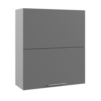 Арка ВПГПМ 800 шкаф верхний с подъемным механизмом высокий (Штукатурка серая/корпус Серый) в Стрелке - strelka.mebel54.com | фото