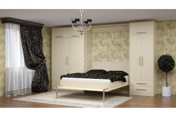Комплект мебели со шкаф-кроватью трансформер Ратмир в Стрелке - strelka.mebel54.com | фото