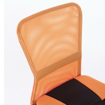Кресло компактное BRABIX Smart MG-313 (черный, оранжевый) в Стрелке - strelka.mebel54.com | фото
