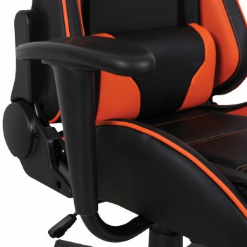 Кресло компьютерное BRABIX GT Racer GM-100 (черный, оранжевый) в Стрелке - strelka.mebel54.com | фото