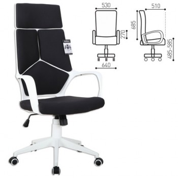 Кресло офисное BRABIX Prime EX-515 (черная ткань) в Стрелке - strelka.mebel54.com | фото