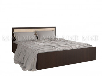 Кровать 1,4 Фиеста (Венге/Дуб беленый) в Стрелке - strelka.mebel54.com | фото