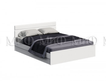 Кровать Нэнси New 1,4м (Белый/белый глянец) в Стрелке - strelka.mebel54.com | фото