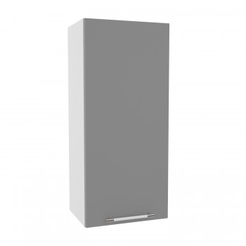 Лофт ВП 400 шкаф верхний высокий (Штукатурка белая/корпус Серый) в Стрелке - strelka.mebel54.com | фото