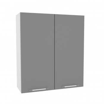Лофт ВП 800 шкаф верхний высокий (Штукатурка белая/корпус Серый) в Стрелке - strelka.mebel54.com | фото
