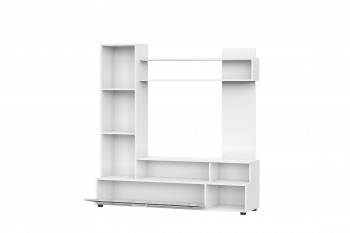 Мебель для гостиной "МГС 9" Белый / Цемент светлый в Стрелке - strelka.mebel54.com | фото