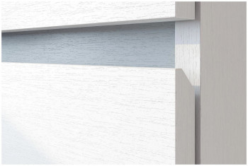 Модульная система "Токио" Пенал Белый текстурный / Белый текстурный в Стрелке - strelka.mebel54.com | фото