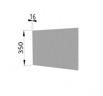 Панель торцевая (для шкафа горизонтального глубокого) ГПГ Капри (Липа белый) в Стрелке - strelka.mebel54.com | фото