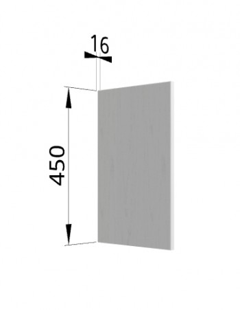 Панель торцевая (для шкафа горизонтального высокого) ВПГ Гарда (Белый) в Стрелке - strelka.mebel54.com | фото