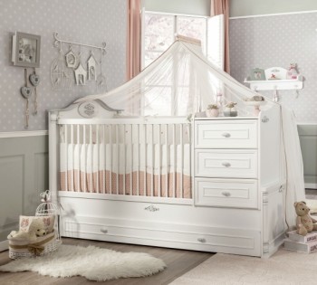 ROMANTIC BABY Детская кровать-трансформер 20.21.1015.00 в Стрелке - strelka.mebel54.com | фото