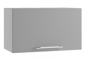 Ройс ПГ 600 Шкаф верхний горизонтальный (Графит софт/корпус Серый) в Стрелке - strelka.mebel54.com | фото
