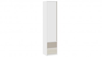 Шкаф для белья комбинированный «Сканди» Дуб Гарден/Белый/Глиняный серый в Стрелке - strelka.mebel54.com | фото