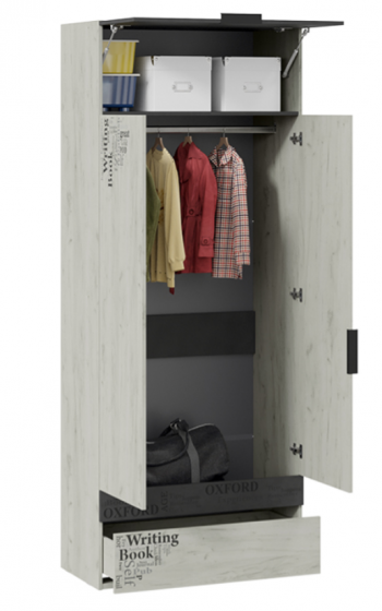 Шкаф комбинированный для одежды «Оксфорд-2» в Стрелке - strelka.mebel54.com | фото