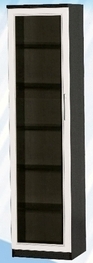 Шкаф средний со стеклодверью ДЛЯ ГОСТИНОЙ ШСС-450 Венге/Дуб выбеленный в Стрелке - strelka.mebel54.com | фото