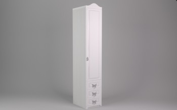 Шкаф угловой Бэлла с ящиками (Выбеленное дерево/Белый) в Стрелке - strelka.mebel54.com | фото