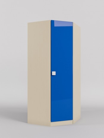 Шкаф угловой (угловая секция) Скай люкс (Синий/корпус Клен) в Стрелке - strelka.mebel54.com | фото