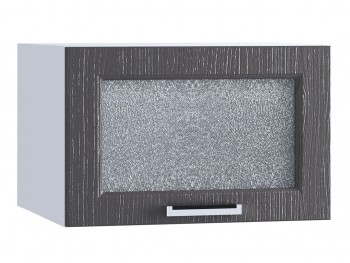 Шкаф верхний горизонтальный со стеклом 510, ШВГС 510 (Клен серый/корпус белый) в Стрелке - strelka.mebel54.com | фото