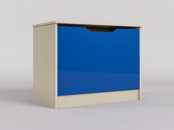 Ящик для игрушек Скай люкс (Синий/корпус Клен) в Стрелке - strelka.mebel54.com | фото